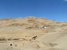 A photo of the Tombs of the Nobles, Luxor, Egypt.