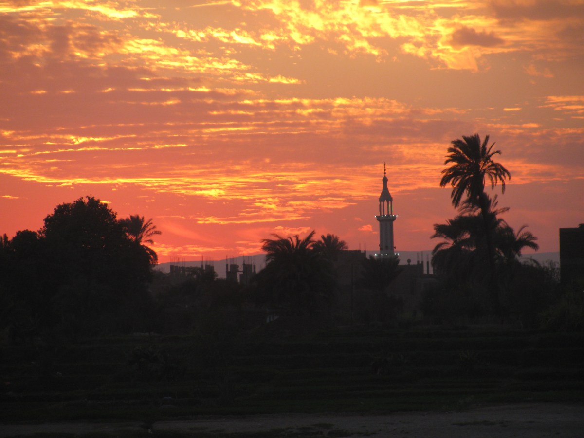 Sunset view in Egypt